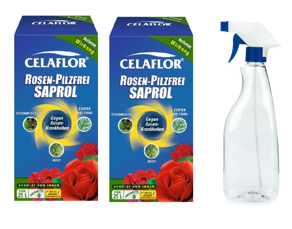 Celaflor Rosen-Pilzfrei Saprol Konzentrat 500 ml + Sprühflasche (500 ml)